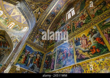 Isfahan, Iran - 31 marzo 2024: La Cattedrale del Santo Salvatore, nota anche come Cattedrale di Vank, è una cattedrale armena situata nel distretto di New Julfa Foto Stock