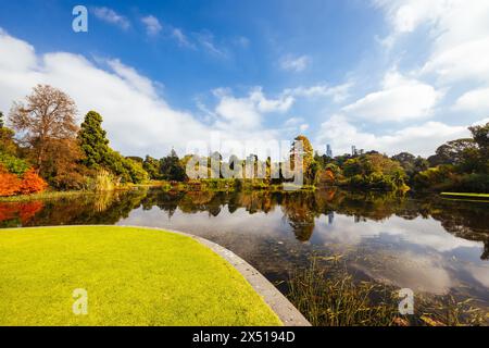 Giardini botanici reali a Melbourne, Australia Foto Stock