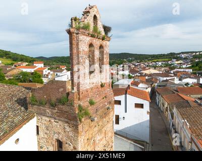 Vista aerea dell'Iglesia Parroquial de Santa Ana Foto Stock