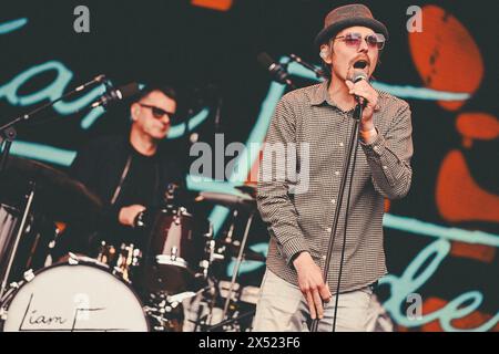 Newcastle, Regno Unito. 5 maggio 2024. Liam Fender si esibisce al festival in the Park di Leazes Park, Newcastle. Crediti: Thomas Jackson/Alamy Live News Foto Stock