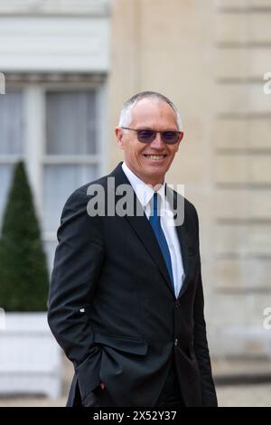 Parigi, il 6 maggio 2024. Parigi, Francia. 6 maggio 2024. Carlos Tavares, CEO di Stellantis, arriva per una cena di stato all'Elysee Palace di Parigi, in Francia, il 6 maggio 2024, il primo giorno della visita di stato del presidente cinese in Francia. Foto di Ammar Abd Rabbo/ABACAPRESS. COM credito: Abaca Press/Alamy Live News Foto Stock