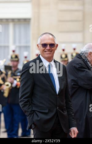 Parigi, il 6 maggio 2024. Parigi, Francia. 6 maggio 2024. Carlos Tavares, CEO di Stellantis, arriva per una cena di stato all'Elysee Palace di Parigi, in Francia, il 6 maggio 2024, il primo giorno della visita di stato del presidente cinese in Francia. Foto di Ammar Abd Rabbo/ABACAPRESS. COM credito: Abaca Press/Alamy Live News Foto Stock