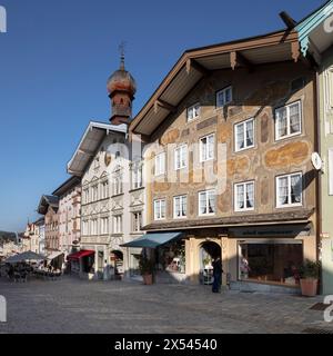 Geografia / viaggi, Germania, Baviera, alta Baviera, Bad Toelz, storica Market Street, ULTERIORI DIRITTI-INFORMAZIONI-INFORMAZIONI-NON-DISPONIBILI Foto Stock