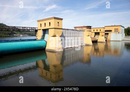 Geografia / viaggi, Germania, Renania settentrionale-Vestfalia, regione della Ruhr, Hagen, Herdecke, Hengsteysee (lago), ULTERIORI DIRITTI-CLEARANCE-INFO-NON-DISPONIBILI Foto Stock