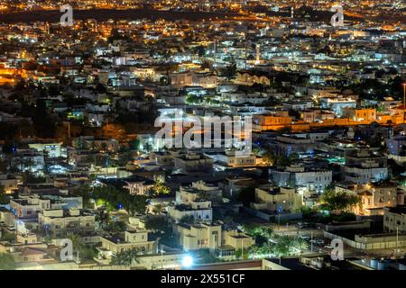 Vista aerea di Gulshan e Iqbal Karachi a nord di Karachi Foto Stock