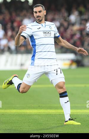 Salerno, Italia. 6 maggio 2024. Davide Zappacosta dell'Atalanta BC durante la partita di serie A tra US Salernitana 1919 e Bologna FC allo Stadio Arechi il 6 maggio 2024 a Salerno, italia punteggio finale 1-2 (foto di Agostino Gemito/Pacific Press) crediti: Pacific Press Media Production Corp./Alamy Live News Foto Stock