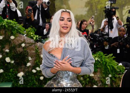 Kim Kardashian frequenta il Metropolitan Museum of Art Costume Institute Benefit Gala 2024 a New York, USA. Data foto: Lunedì 6 maggio 2024. Foto Stock