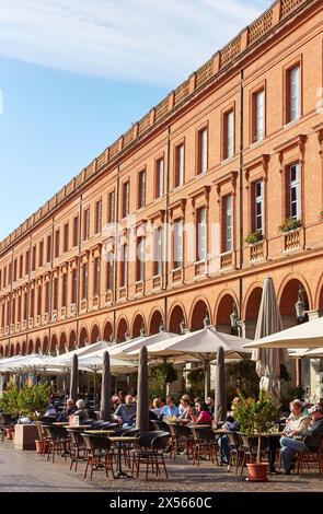 Place du Capitole, Toulouse Haute Garonne, Midi-Pirenei, Francia Foto Stock