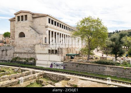 Antica Agorà, Atene, Grecia, Europa. Foto Stock
