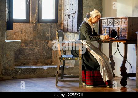 L onore di Lili, esperienza teatrale in uno spazio storico, Lili Jauregia, Palacio Lili, Zestoa, Cestona, Gipuzkoa, Paesi Baschi, Spagna, Europa Foto Stock