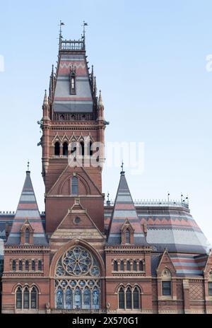 Memorial Hall all'Università di Harvard, Cambridge, Boston Foto Stock