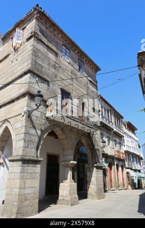 Casa da Xouba, Noia, provincia di CoruÒa, Galizia, Spagna. Foto Stock