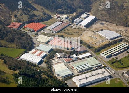 Stabilimento di produzione, Itziar, Gipuzkoa, Paesi Baschi Foto Stock