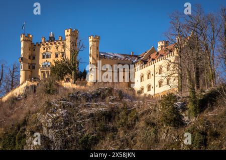 Geografia / viaggi, Germania, Baviera, Schwangau, Castello di Hohenschwangau, Schwangau, Allgaeu, Baviera, ULTERIORI-DIRITTI-CLEARANCE-INFO-NON-DISPONIBILI Foto Stock