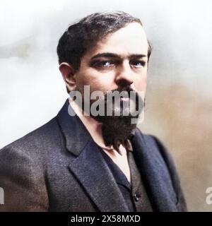 Debussy, Claude, 22.8.1862 - 25.3,1918, compositore francese, ritratto, ULTERIORI-DIRITTI-AUTORIZZAZIONE-INFORMAZIONI-NON-DISPONIBILI Foto Stock