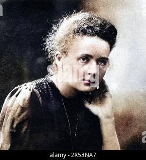 Curie, Marie (eig. Marya Sklodowska), 7.11.1867 - 4,7.1934, chimica polacca, RITRATTO, DIRITTI-AGGIUNTIVI-CLEARANCE-INFO-NON-DISPONIBILE Foto Stock