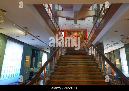 Ungheria, Budapest, il castello di Buda fu costruito sulla punta meridionale della collina del castello nel 1265 d.C., famoso per il barocco medievale. Il castello ora ospita gli Hungari Foto Stock