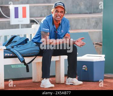 Antalya, Turchia, 8 maggio 2024. Il capitano della squadra francese Yannick Noah durante la Coppa del mondo a squadre di Tennis Wheelchair 2024. Crediti fotografici: Frank Molter/Alamy Live news Foto Stock