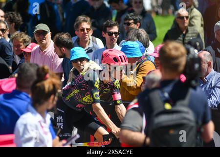 Lucca, Italia. 8 maggio 2024. Tappa 5 - Genova-fortuna - giro d'Italia 2024 durante la 5a tappa - Genova-Lucca, giro d'Italia a Lucca, Italia, 08 maggio 2024 credito: Agenzia fotografica indipendente/Alamy Live News Foto Stock