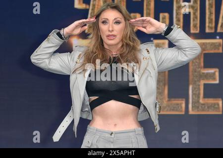 Sabrina Salerno beim Photocall zur Rai TV-Show 'l'acchiappatalenti' im Auditorium Rai del foro Italico. ROM, 08.05.2024 Foto Stock