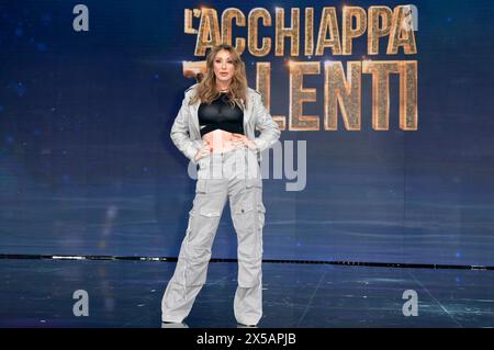 Sabrina Salerno beim Photocall zur Rai TV-Show 'l'acchiappatalenti' im Auditorium Rai del foro Italico. ROM, 08.05.2024 Foto Stock