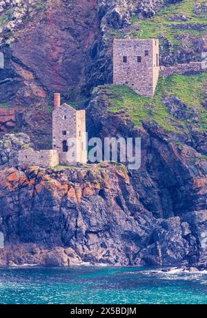 Il Crown Engine Houses Botallack Foto Stock