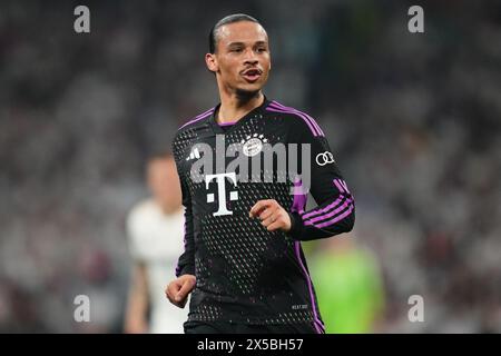 Madrid, Spagna. 8 maggio 2024. Leroy sane del Bayern Munchen durante la partita di UEFA Champions League, semifinale, 2a tappa, tra Real Madrid e FC Bayern Munchen ha giocato allo stadio Santiago Bernabeu l'8 maggio 2024 a Madrid in Spagna. (Foto di Sergio Ruiz/PRESSINPHOTO) credito: PRESSINPHOTO SPORTS AGENCY/Alamy Live News Foto Stock