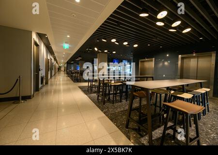 Tottenham Hotspur Football Club Stadium Matchday Hospitality - zona salotto West Quarter Foto Stock