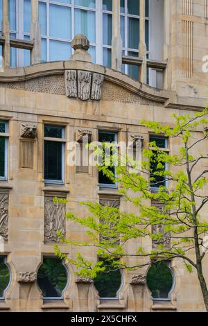 Ex Goseriedebad, piscina coperta aperta nel 1905 in stile neo-barocco e art nouveau, capitale dello stato Hannover, bassa Sassonia, Germania Foto Stock