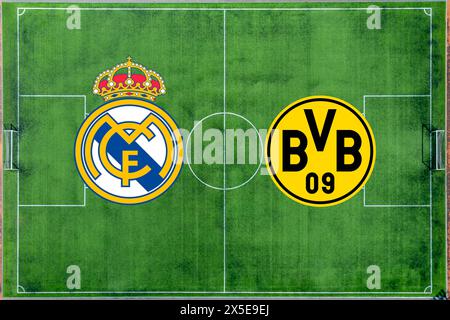 champions League Real Madrid CF Borussia Dortmund Foto Stock