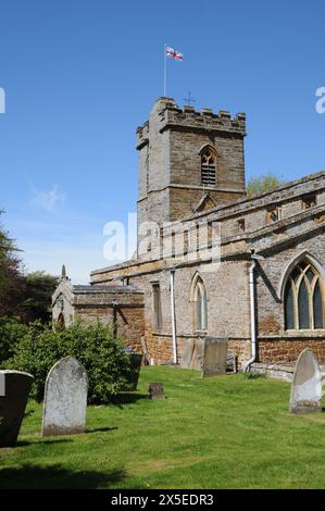 St Martins Church, Litchborough, Northamptonshire Foto Stock