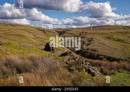 All'inizio della primavera nei West Pennines Foto Stock