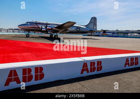 Illustrazione Bretzels durante l'ePrix di Berlino 2024, 7° incontro del Campionato Mondiale ABB FIA Formula e 2023-24, sul circuito di Tempelhof Airport Street dal 10 al 12 maggio 2024 a Berlino, Germania - Photo Grégory Lenormand/DPPI Credit: DPPI Media/Alamy Live News Foto Stock