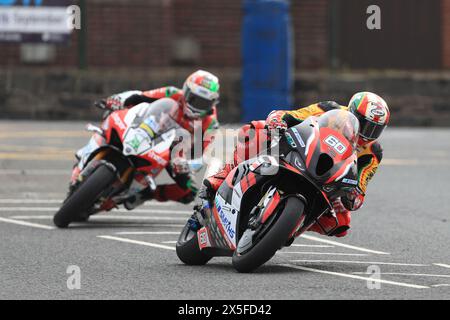 9 maggio 2024; Briggs EquipmentNorth West 200 Motorcycle Race, Portrush, Antrim, Irlanda del Nord; North West 200 Qualifying and Races; Peter Hickman (PHR Performance BMW) durante le qualifiche Superbike Foto Stock