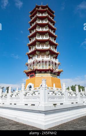 Ci EN Pagoda, Sun Moon Lake, Yuchi, Taiwan Foto Stock