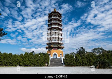 Ci EN Pagoda, Sun Moon Lake, Yuchi, Taiwan Foto Stock