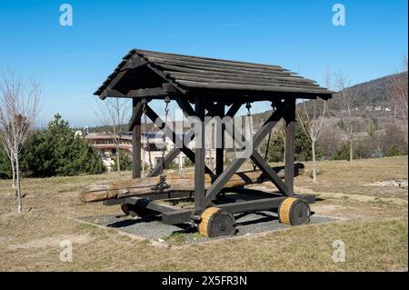 Castello di Sümeg, Sümeg, contea di Veszprém, Ungheria Foto Stock