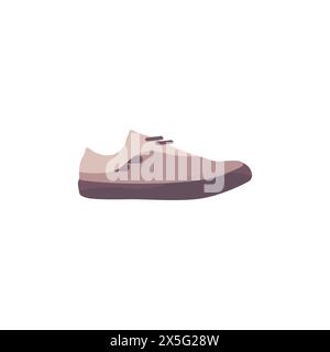 Icona vettoriale sneakers. Scarpe eleganti con logo colorato. Vettore di conversione dello sport. Simbolo di corsa. Icona sneaker su sfondo bianco. Illustrati vettoriali Illustrazione Vettoriale
