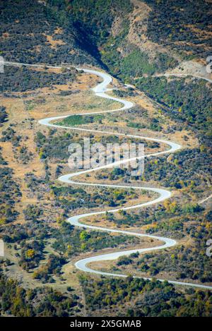 Remarkables Ski Field Access Road - Queenstown - nuova Zelanda Foto Stock