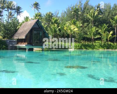 Bora Bora, Polinesia francese, Pacifico meridionale Foto Stock