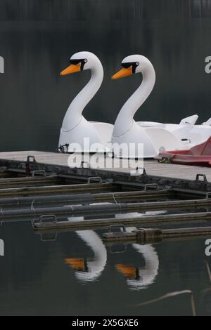 Villaggio svizzero Gruyeres o anche conosciuto come Gruyere città alpina e architettura chalet Foto Stock