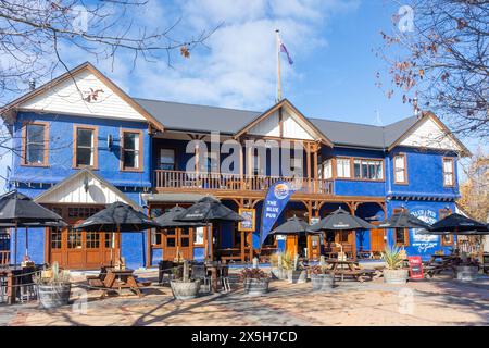 Blue Pub Methven, Barkers Road, Methven, Canterbury, South Island, nuova Zelanda Foto Stock