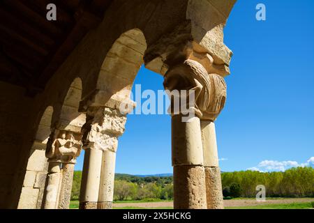 Cappella Virgen de la vega nel villaggio di Requijada, provincia di Segovia, Castilla Leon in Spagna Foto Stock