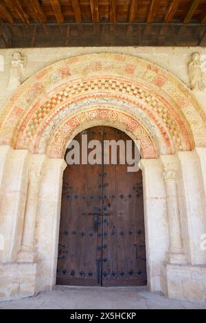 Cappella Virgen de la vega nel villaggio di Requijada, provincia di Segovia, Castilla Leon in Spagna Foto Stock