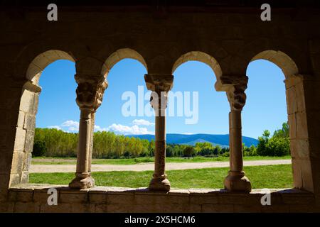 Cappella Virgen de la vega nel villaggio di Requijada, provincia di Segovia, Castilla Leon in Spagna Foto Stock