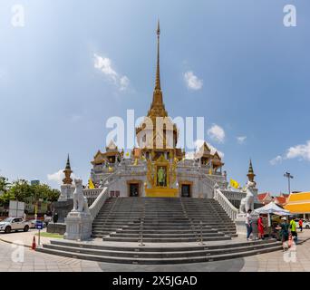 Una foto del Tempio Wat Traimit Withayaram Worawihan, conosciuto per il suo Buddha d'Oro all'interno. Foto Stock