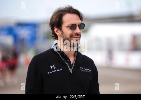 Berlino, Allemagne. 10 maggio 2024. VERGNE Jean-Eric (fra), DS Penske, DS e-Tense FE23, ritratto durante l'ePrix di Berlino 2024, 7° incontro del Campionato Mondiale ABB FIA di Formula e 2023-24, sul circuito di Tempelhof Airport Street dal 10 al 12 maggio 2024 a Berlino, Germania - foto Eric Alonso/DPPI credito: DPPI Media/Alamy Live News Credit: media DPPI/Alamy Live News Foto Stock