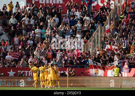 Girona, Spagna, 4 maggio 2024. Spagnolo LaLiga EA Sports: Girona FC vs FC Barcelona. Crediti: Joan G/Alamy Live News Foto Stock