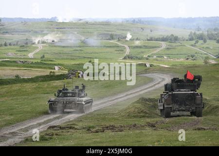 Libava, Repubblica Ceca. 10 maggio 2024. Risposta immediata 2024 esercitazione alleata nei campi di addestramento militare di Libava, regione di Olomouc, Repubblica Ceca, 10 maggio 2024. Crediti: Dalibor Gluck/CTK Photo/Alamy Live News Foto Stock