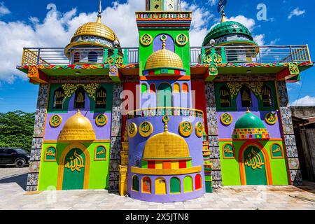 Rainbow Mosque Masjid al-Islamia, Zamboanga, Mindanao, Filippine, Sud-est asiatico, Asia Copyright: MichaelxRunkel 1184-10979 Foto Stock